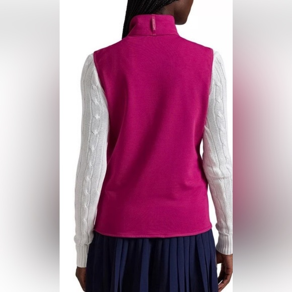 Ralph Lauren Fuchsia Quilted Vest - Picture 2 of 8